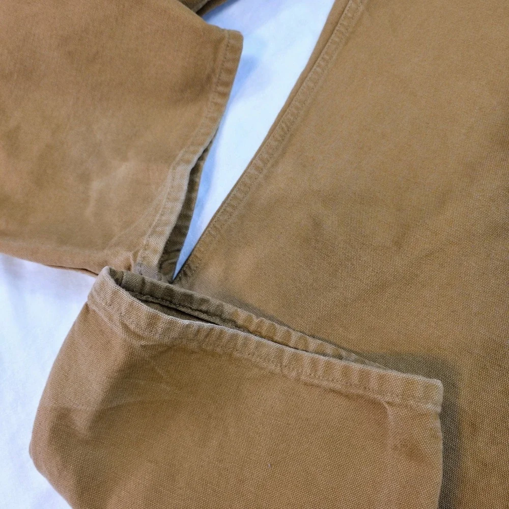 Carhartt B11-BRN Loose Fit Washed Duck Utility Work Pants Brown Mens 40x32
